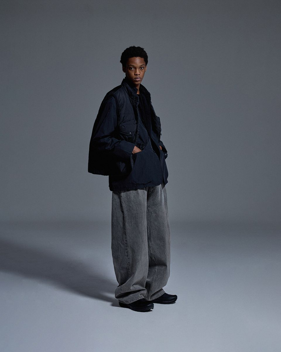 MUSINSA公式 | MOIF [AW24]OVER MIL VEST / BLACK