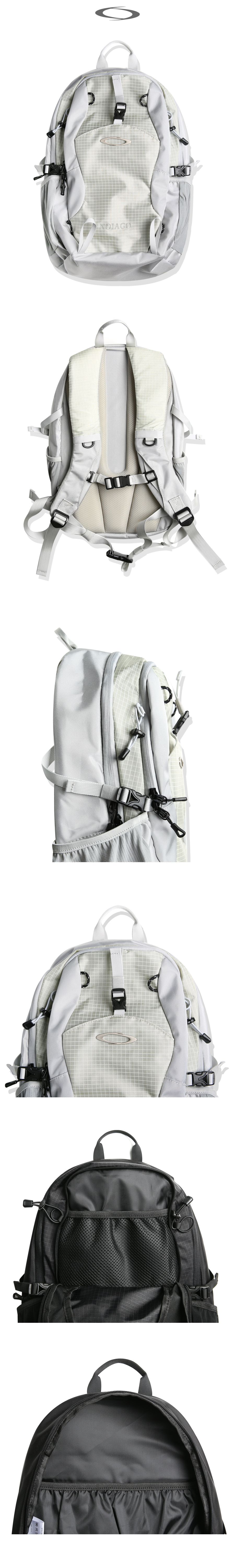MUSINSA | NOIAGO NOI1388 Nylon Daily Backpack (Light Grey)
