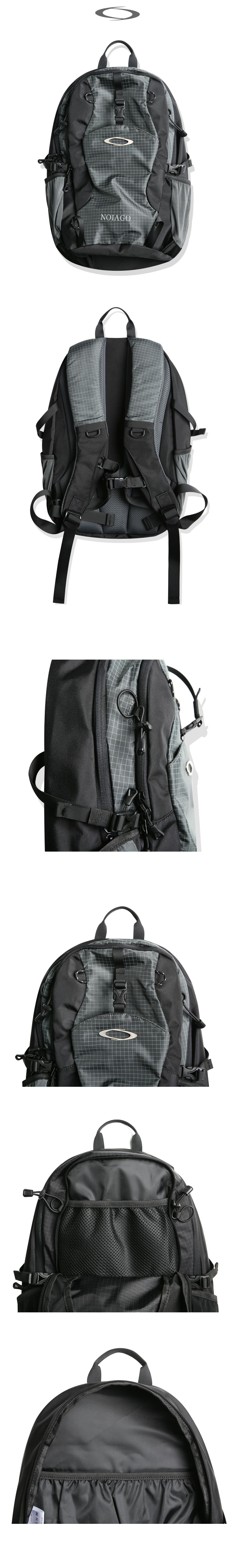 MUSINSA | NOIAGO NOI1389 Nylon Daily Backpack (Charcoal)