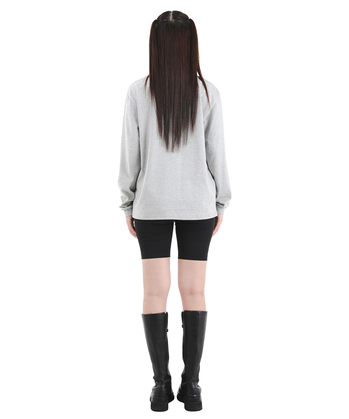 카타르시스(KATHARSIS) 버닝 윈터 라운드 티셔츠 그레이 ONE SIZE