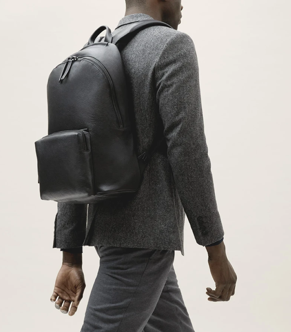 제로러기지(ZERO LUGGAGE) ZERO 블랙라벨 그레인 레더 백팩