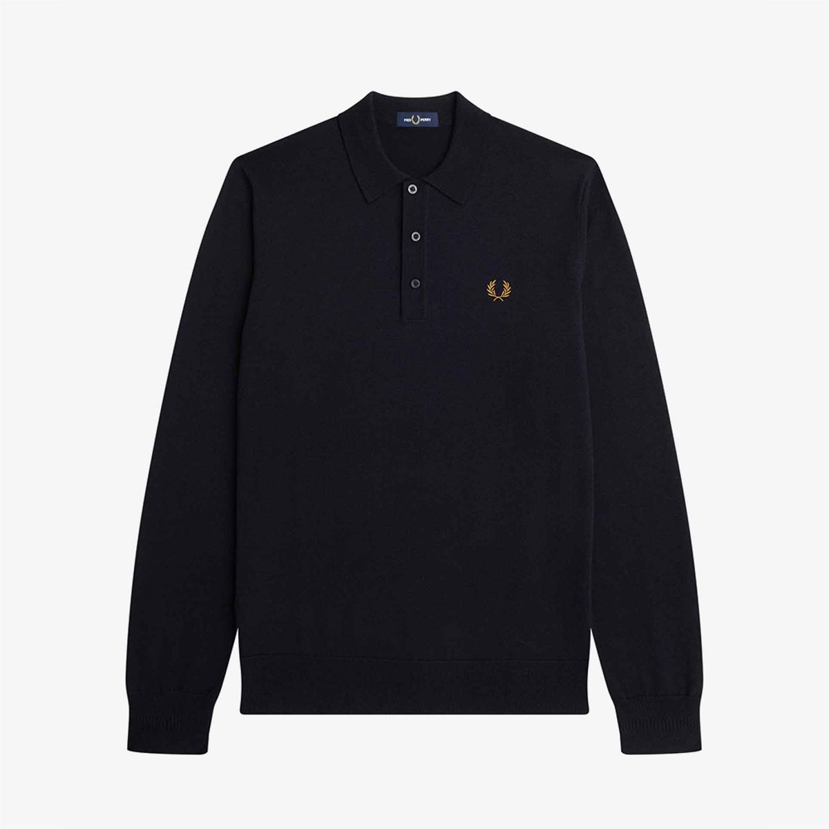 프레드페리(FRED PERRY) [Sharp] 롱 슬리브 클래식 니트 셔츠 (795) AFPM2434535-795