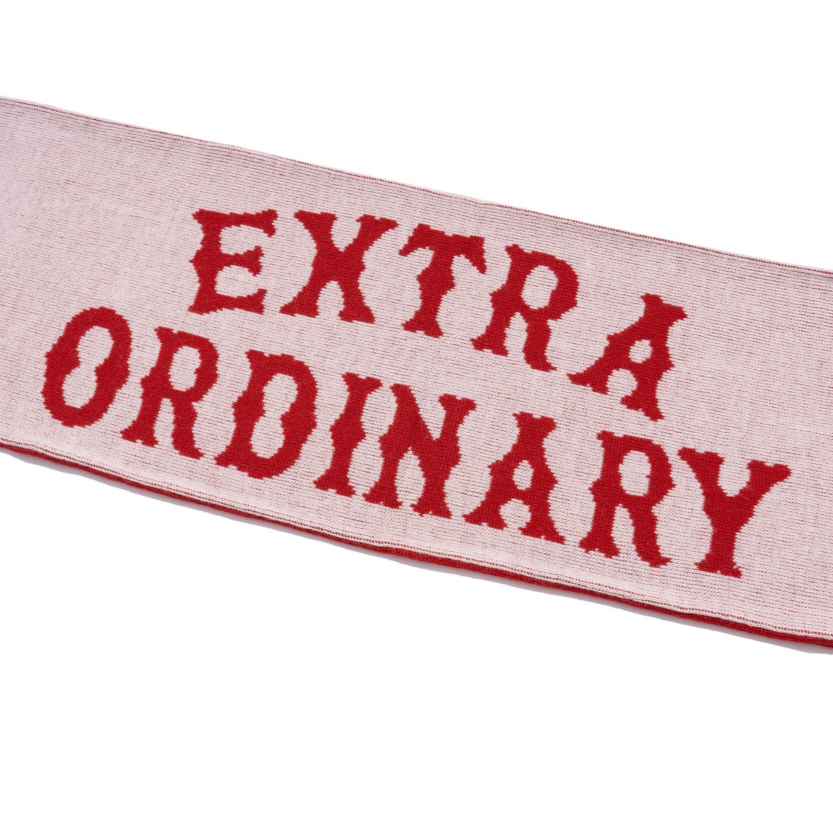 엑스트라오디너리(EXTRAORDINARY) EX JACQUARD MUFFLER  RED