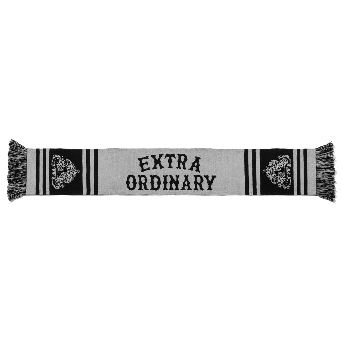 엑스트라오디너리(EXTRAORDINARY) EX JACQUARD MUFFLER  BLACK