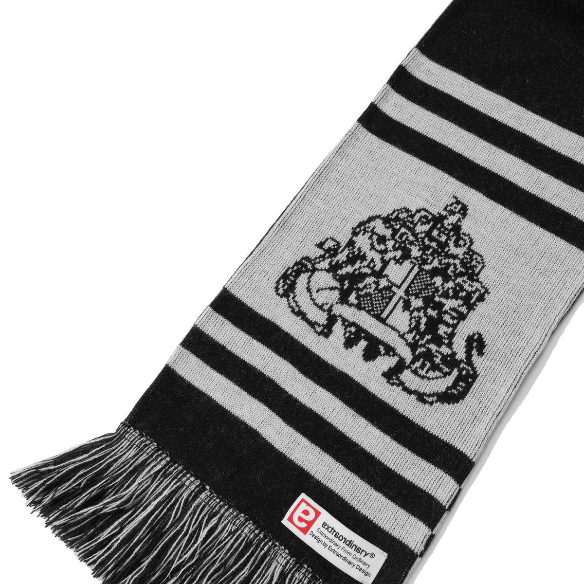 엑스트라오디너리(EXTRAORDINARY) EX JACQUARD MUFFLER  BLACK