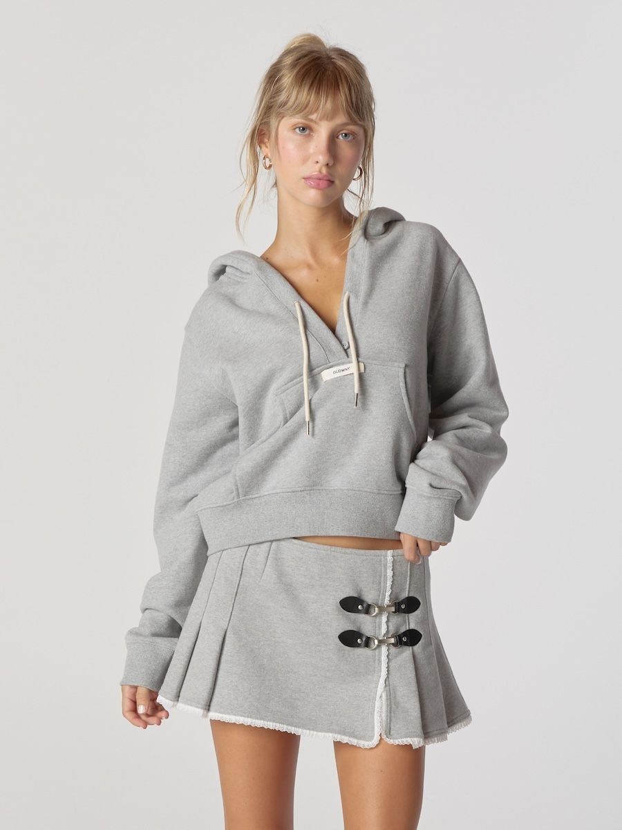 新製品 GLOWNY CIAO V CUT HOODIE Sサイズ