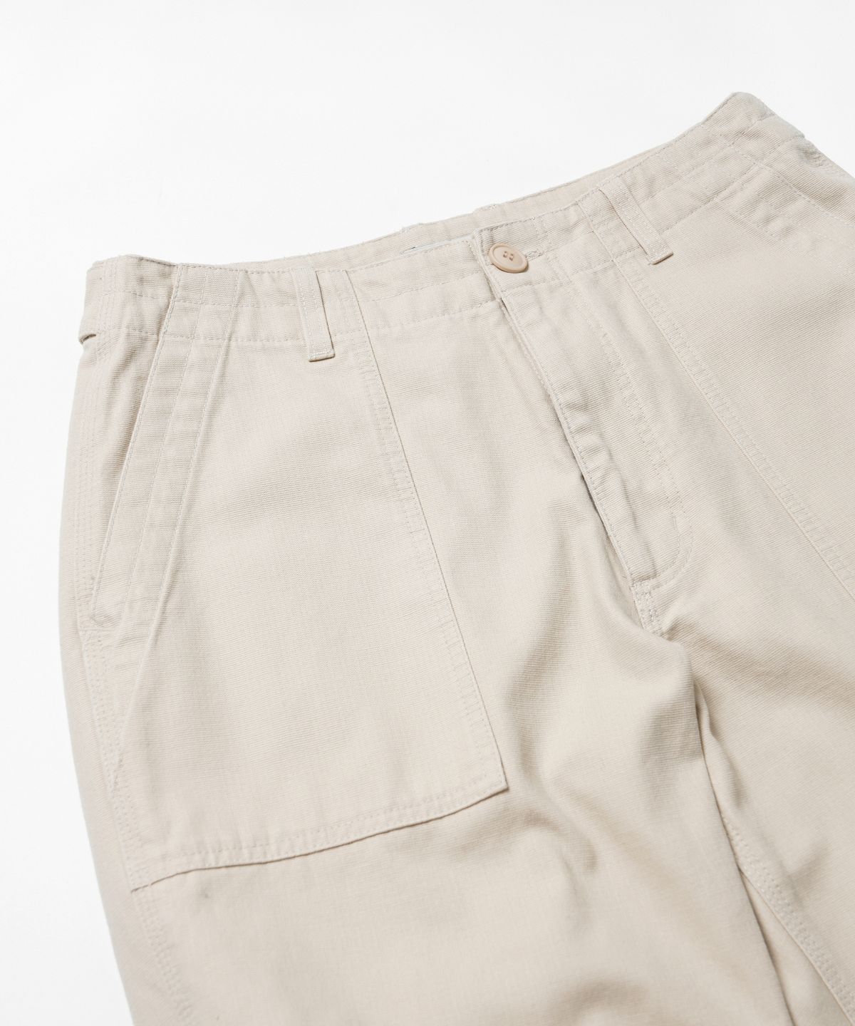 프리즘웍스(FRIZMWORKS) JUNGLE CLOTH FATIGUE PANTS _ CREAM