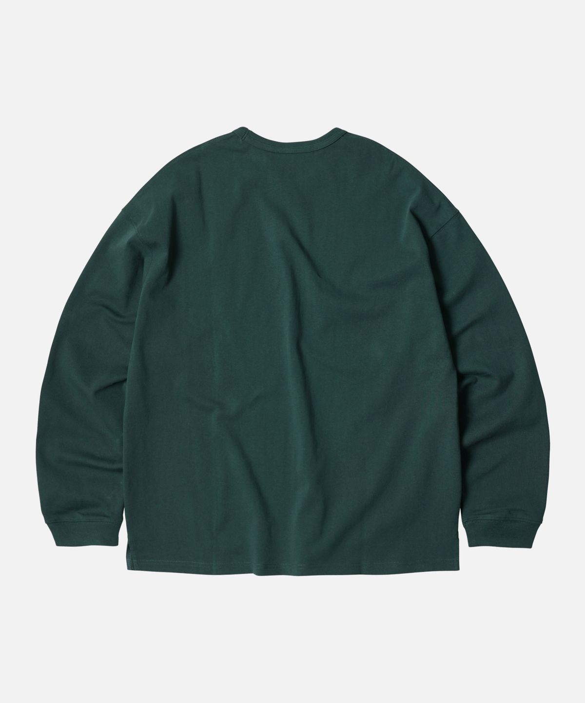 프리즘웍스(FRIZMWORKS) OG DOUBLE RIB L/S TEE _ DARK GREEN