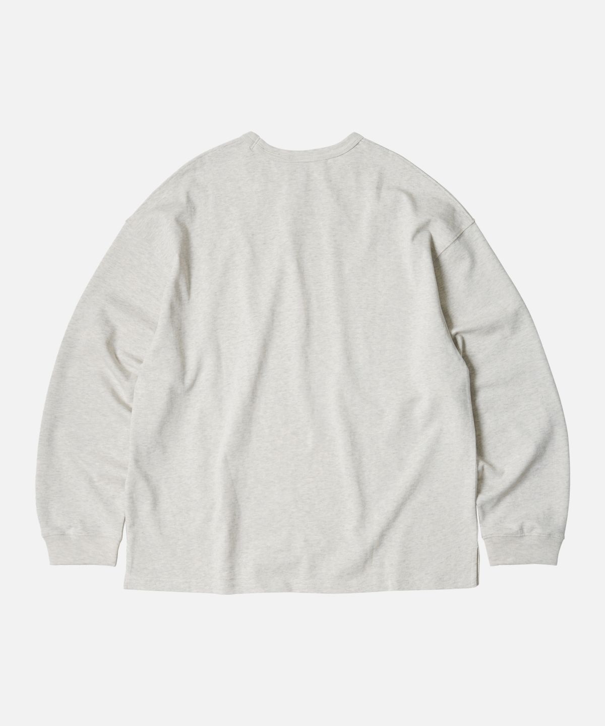 프리즘웍스(FRIZMWORKS) OG DOUBLE RIB L/S TEE _ OATMEAL