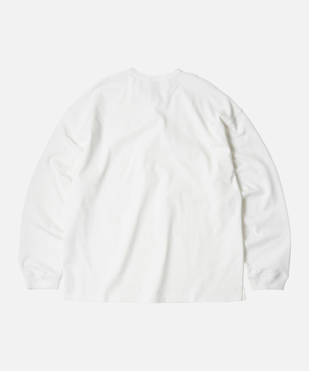 프리즘웍스(FRIZMWORKS) OG DOUBLE RIB L/S TEE _ WHITE