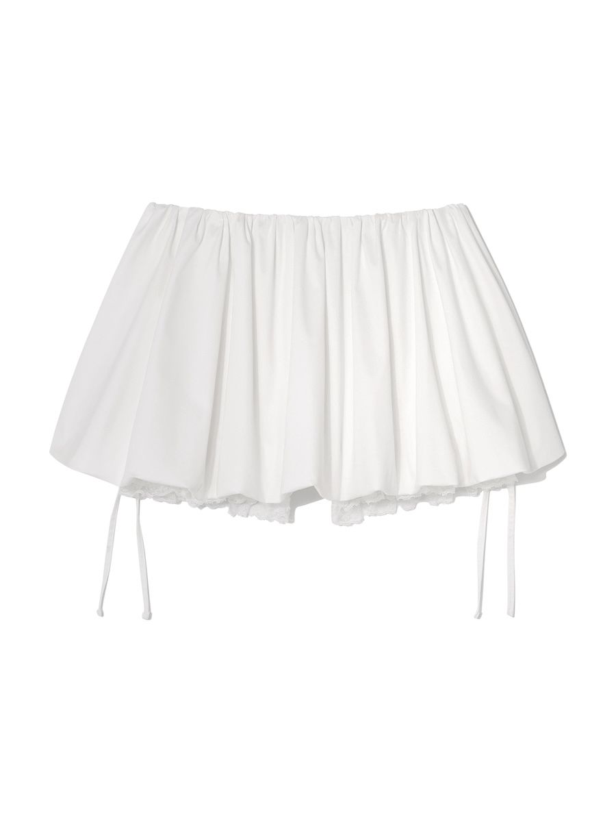 ★ GLOWNY★ BUBBLE BLOOMER SKIRT WHITE GY24FASK005WH MUSINSA | GLOWNY BUBBLE BLOOMER SKIRT (WHITE)