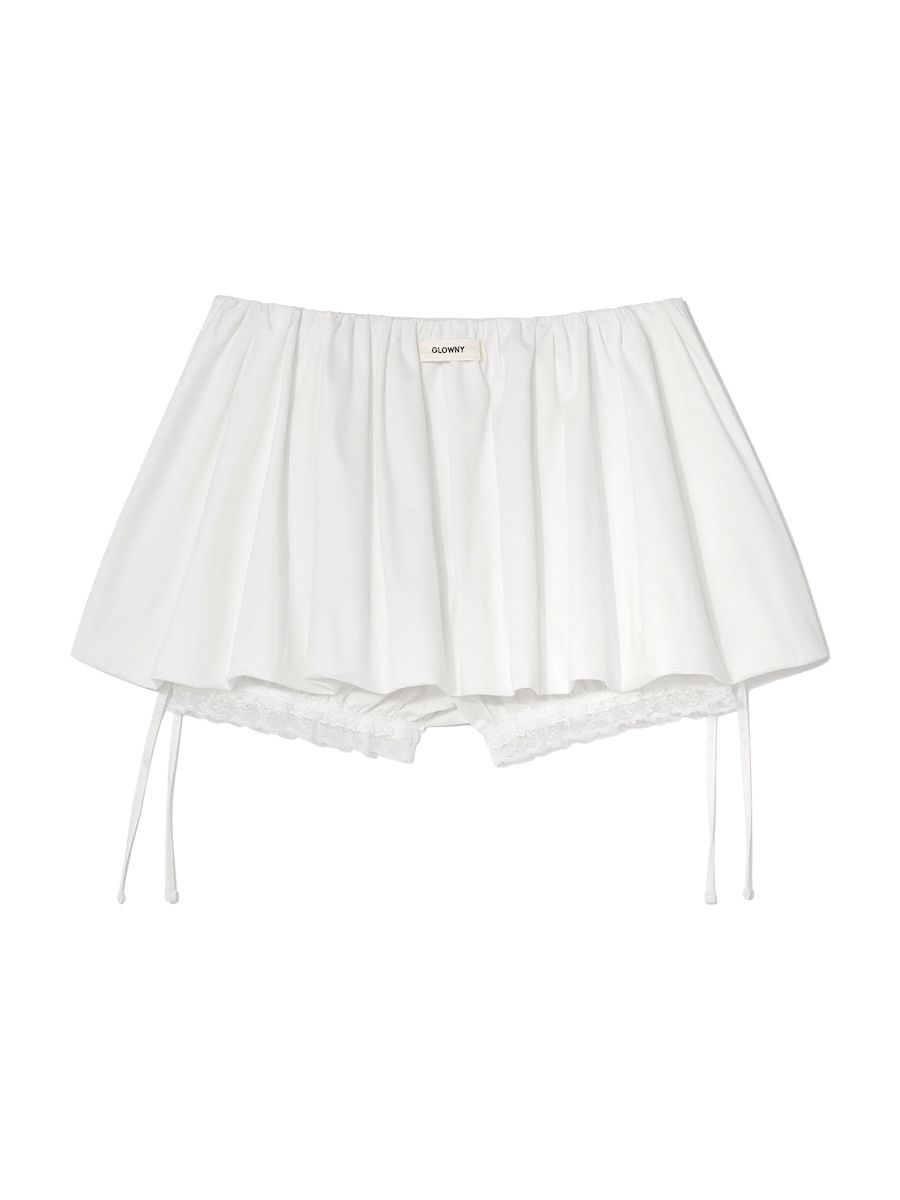 ★GLOWNY ★BUBBLE BLOOMER SKIRT MUSINSA | GLOWNY BUBBLE BLOOMER SKIRT (WHITE)