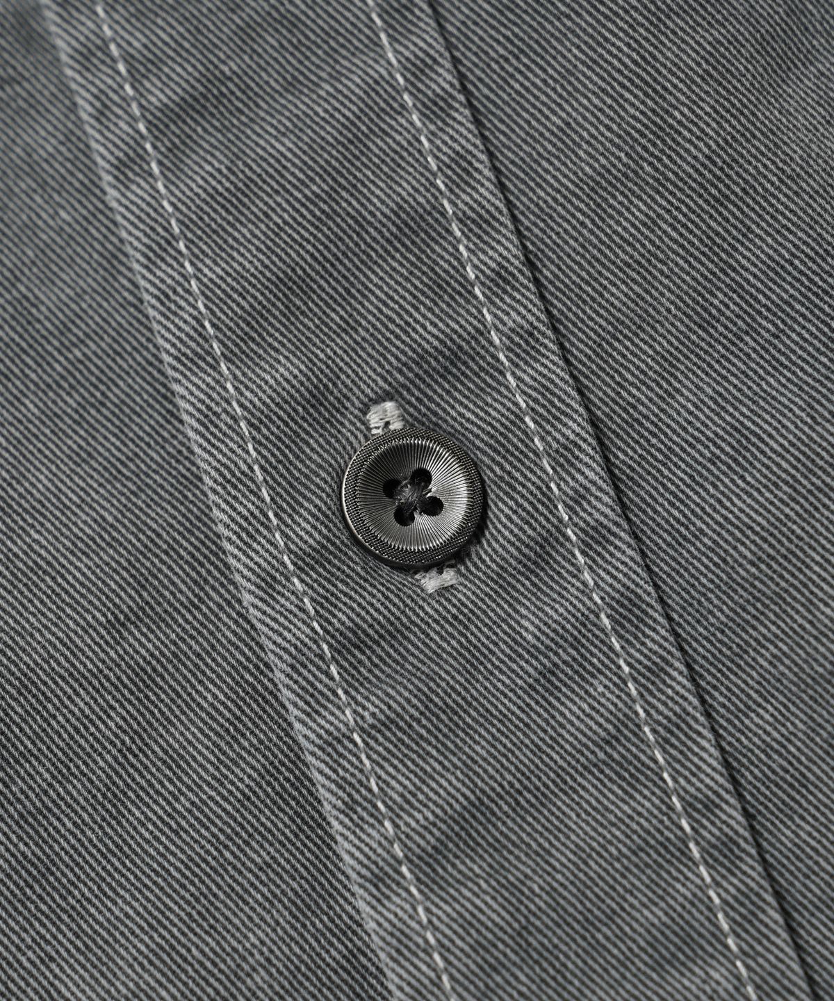 프리즘웍스(FRIZMWORKS) WASHED CARPENTER POCKET WORK SHIRT _ CHARCOAL