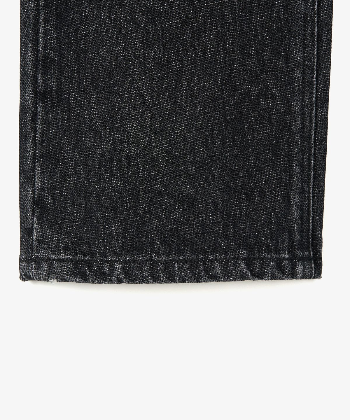 토피 우먼(TOFFEE WOMEN) W 빈티지 워싱 세미 부츠컷 데님 팬츠 (BLACK)