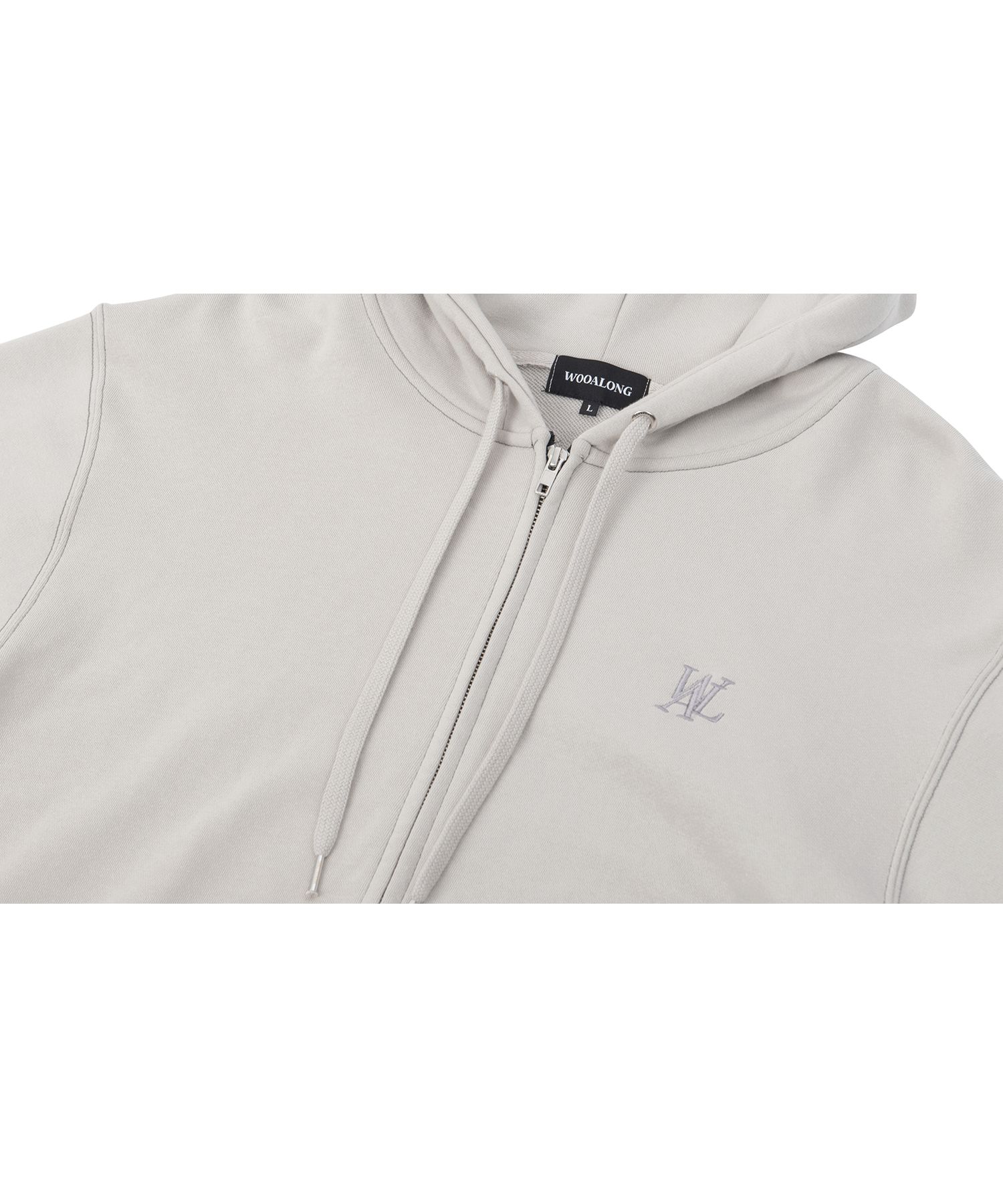 ● wooalong ● WAL signature stitch hood zip-up WAL signature stitch hood zip-up - WOOALONG | 60% - Asian
