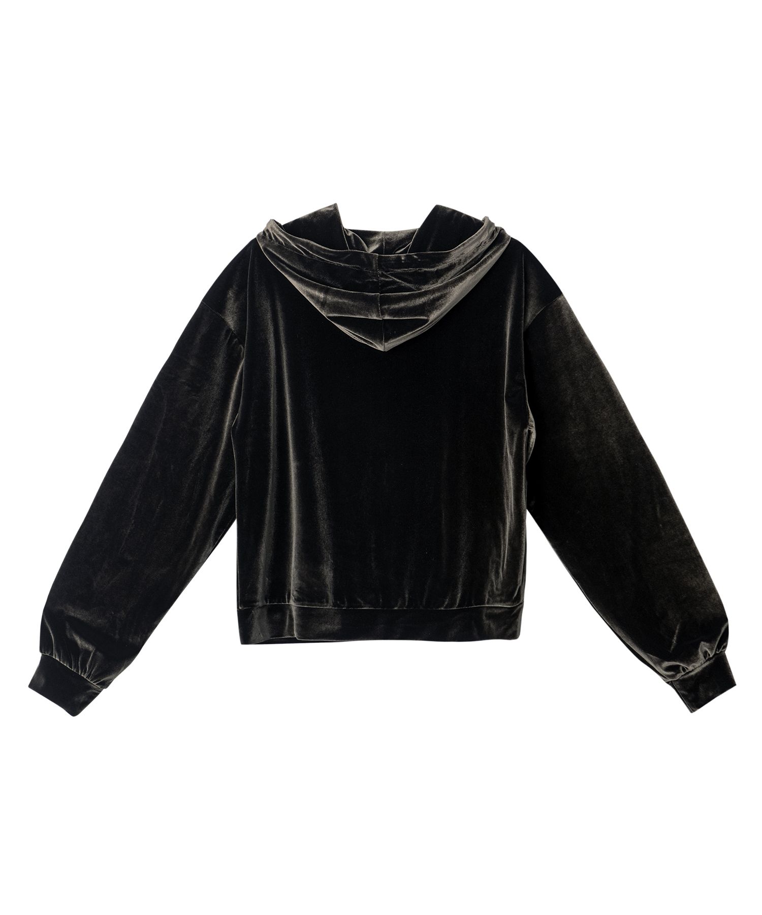 ★送料・関税込★WOOALONG★Signature velour slim hood zip-up MUSINSA公式 | WOOALONG Signature velour slim hood zip-up - KHAKI