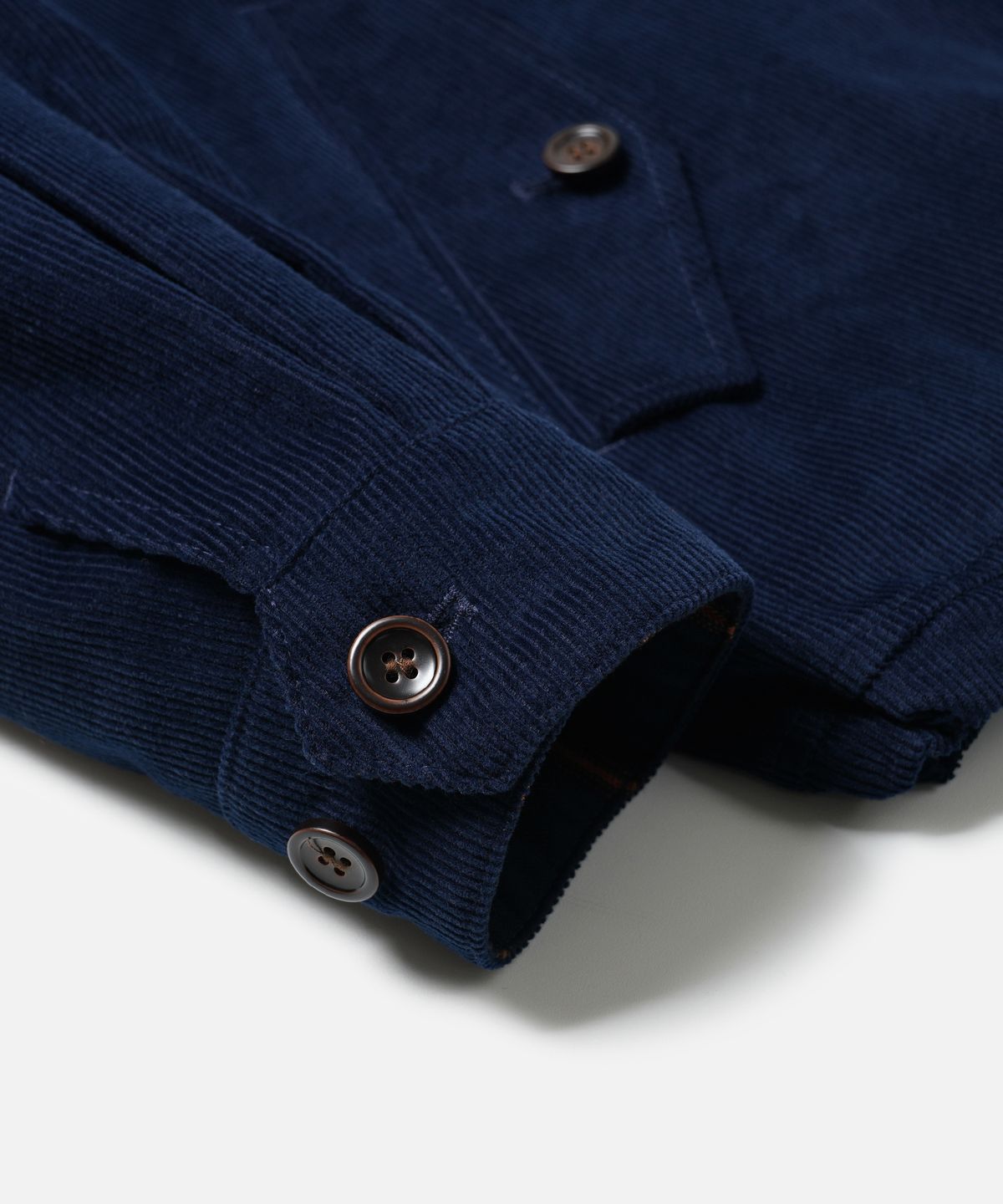 프리즘웍스(FRIZMWORKS) CORDUROY BUDDY HARRINGTON JACKET _ NAVY