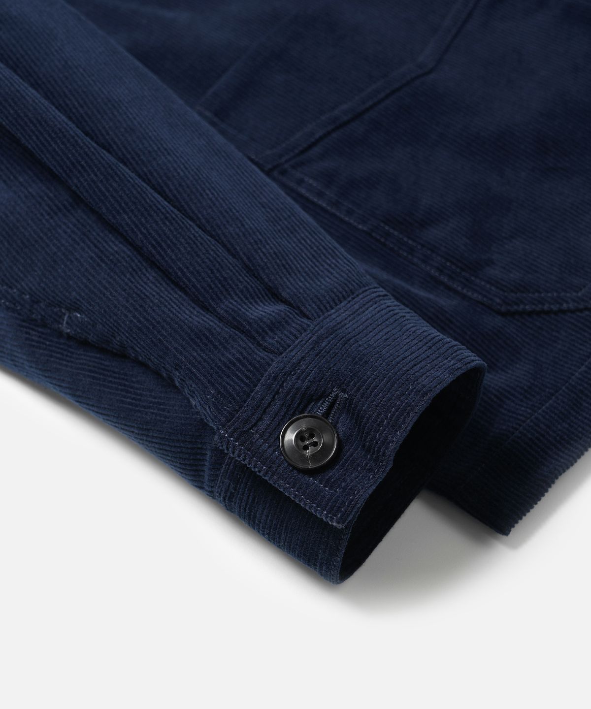 프리즘웍스(FRIZMWORKS) CORDUROY FRENCH WORK JACKET _ NAVY