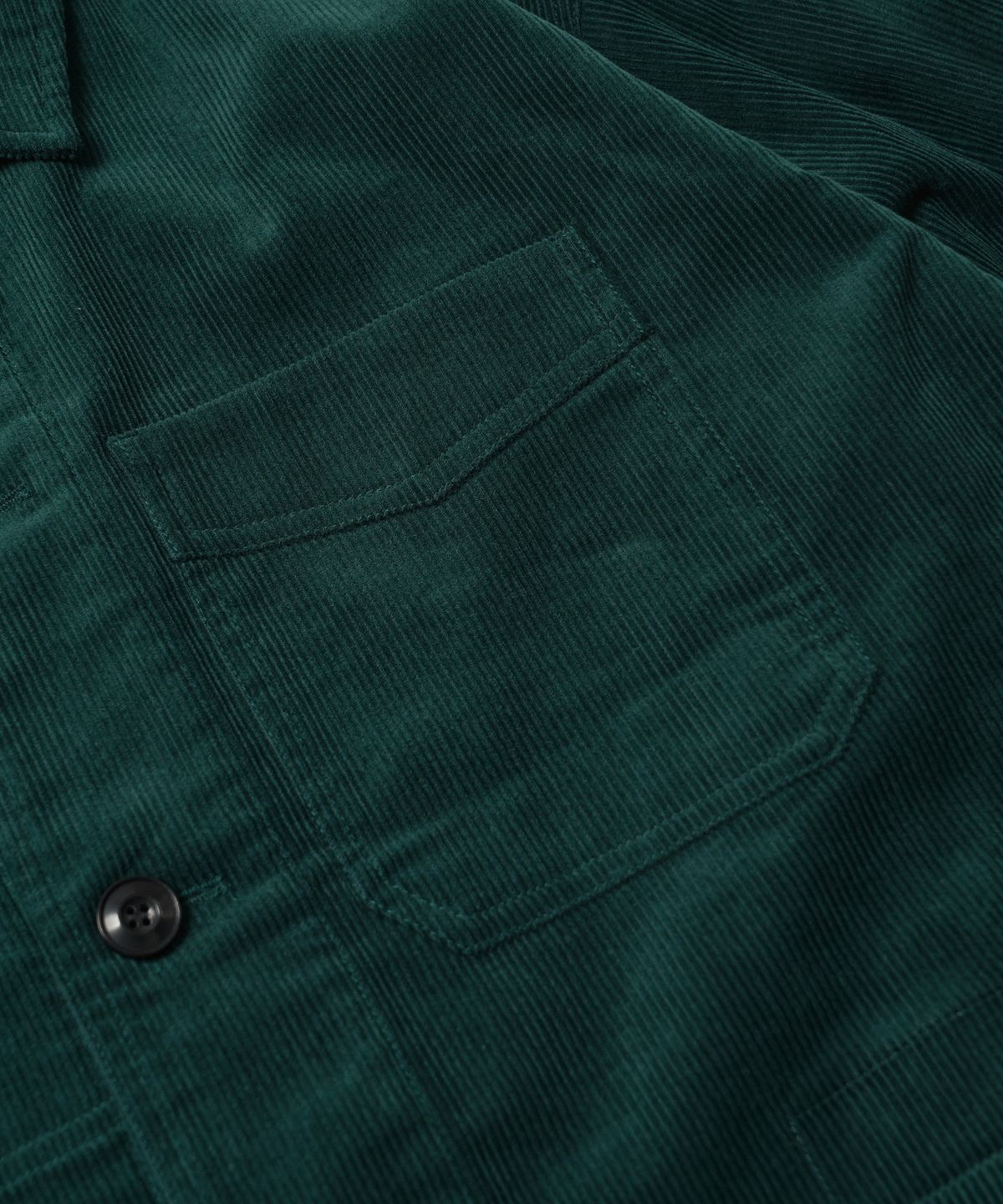 프리즘웍스(FRIZMWORKS) CORDUROY FRENCH WORK JACKET _ DARK GREEN