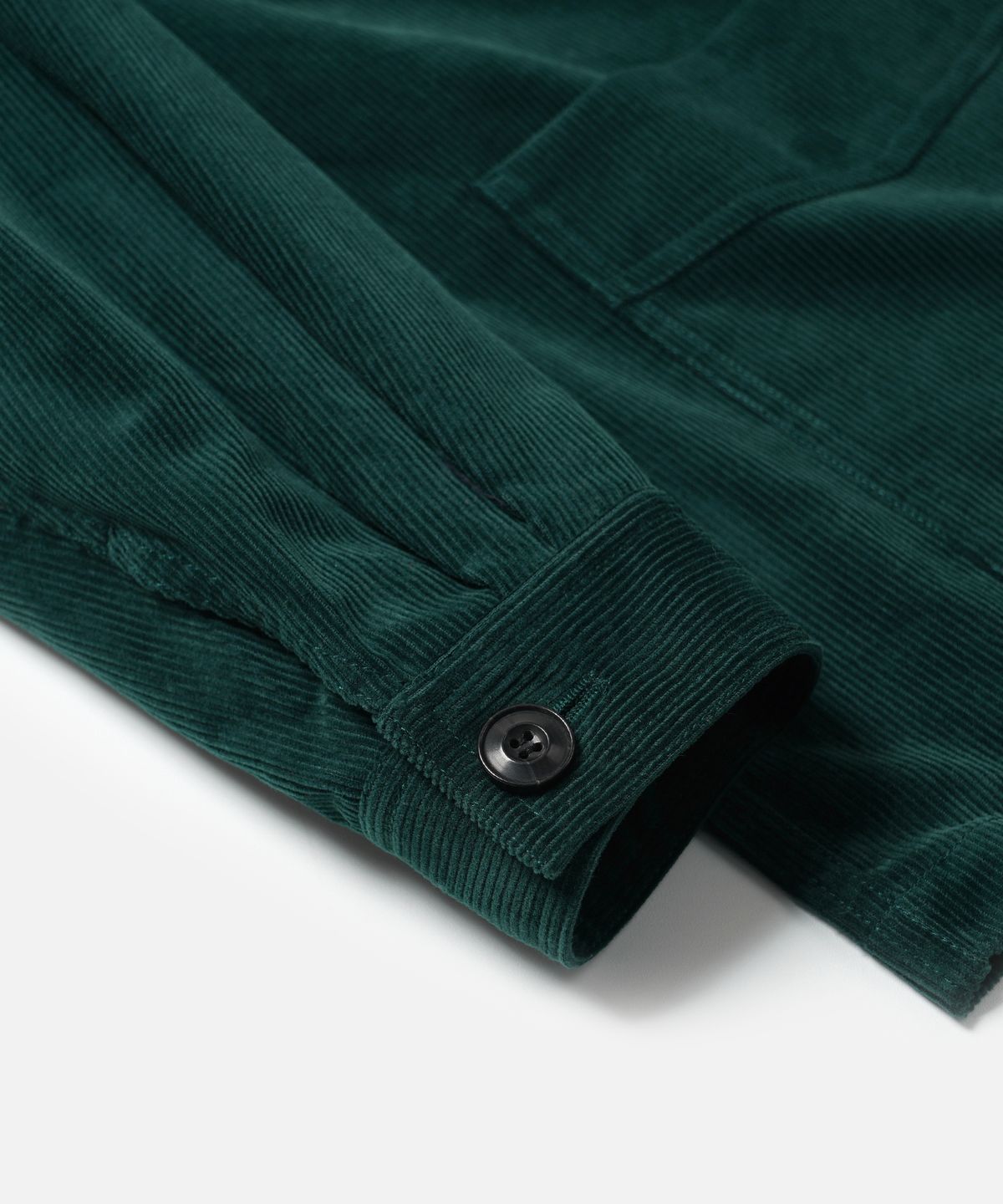 프리즘웍스(FRIZMWORKS) CORDUROY FRENCH WORK JACKET _ DARK GREEN