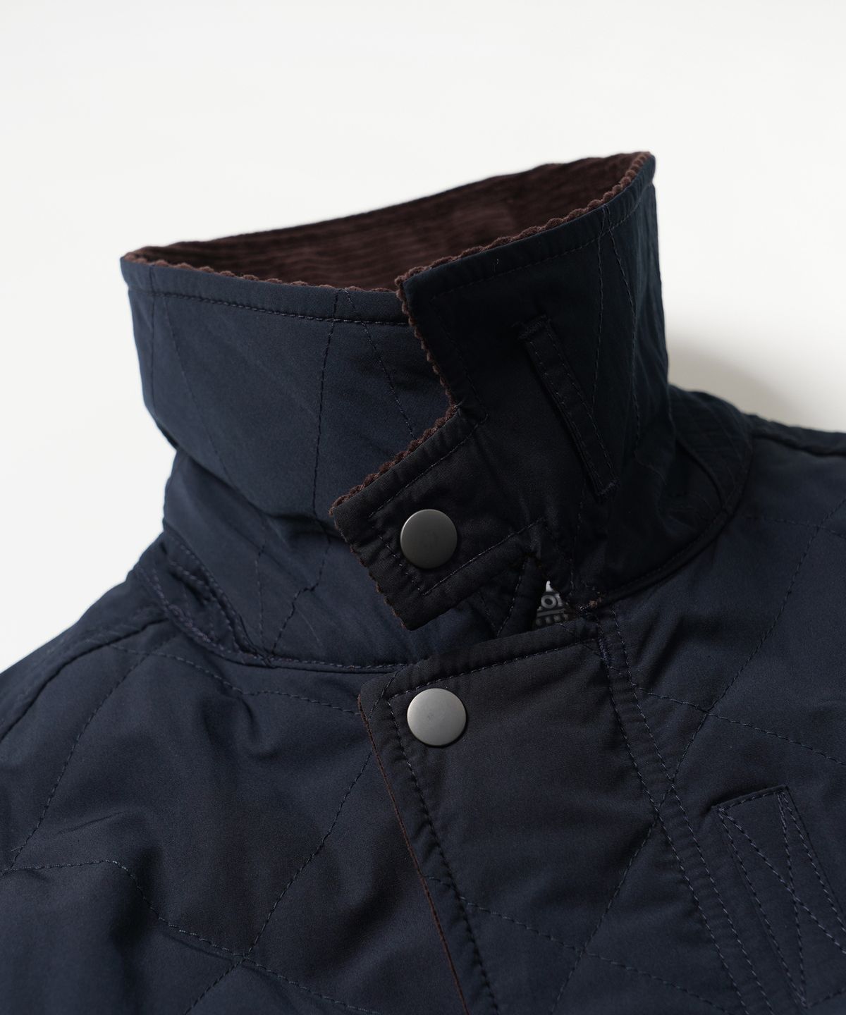 프리즘웍스(FRIZMWORKS) QUILTED HERITAGE HUNTING JACKET _ NAVY