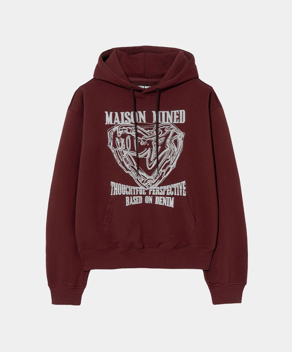 MUSINSA | MAISON MINED [5COLOR] DOODLE HEART HOODIE