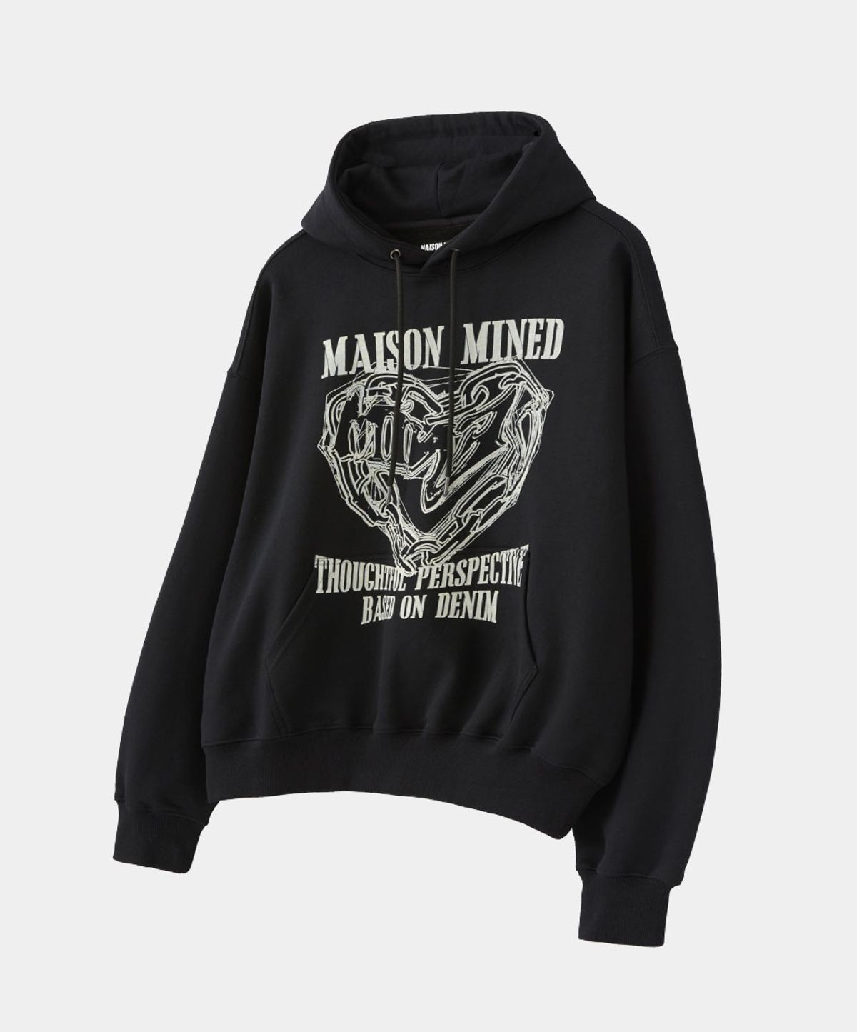 메종미네드(MAISON MINED) [8COLOR] DOODLE HEART HOODIE