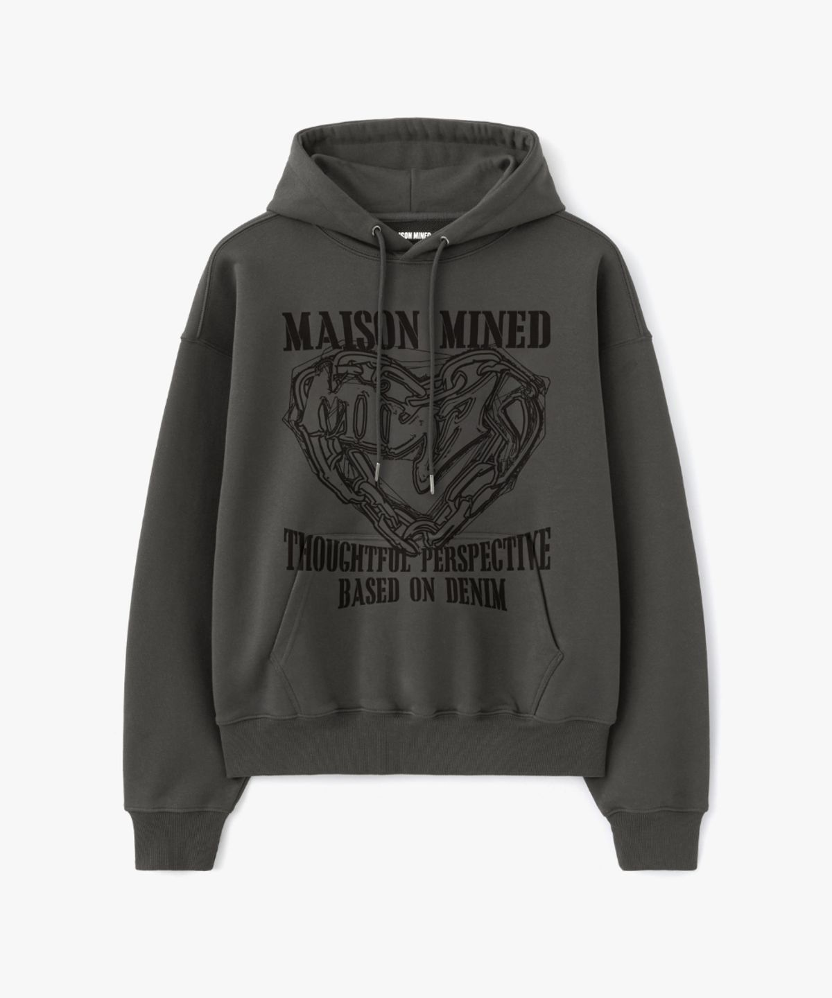 메종미네드(MAISON MINED) [8COLOR] DOODLE HEART HOODIE