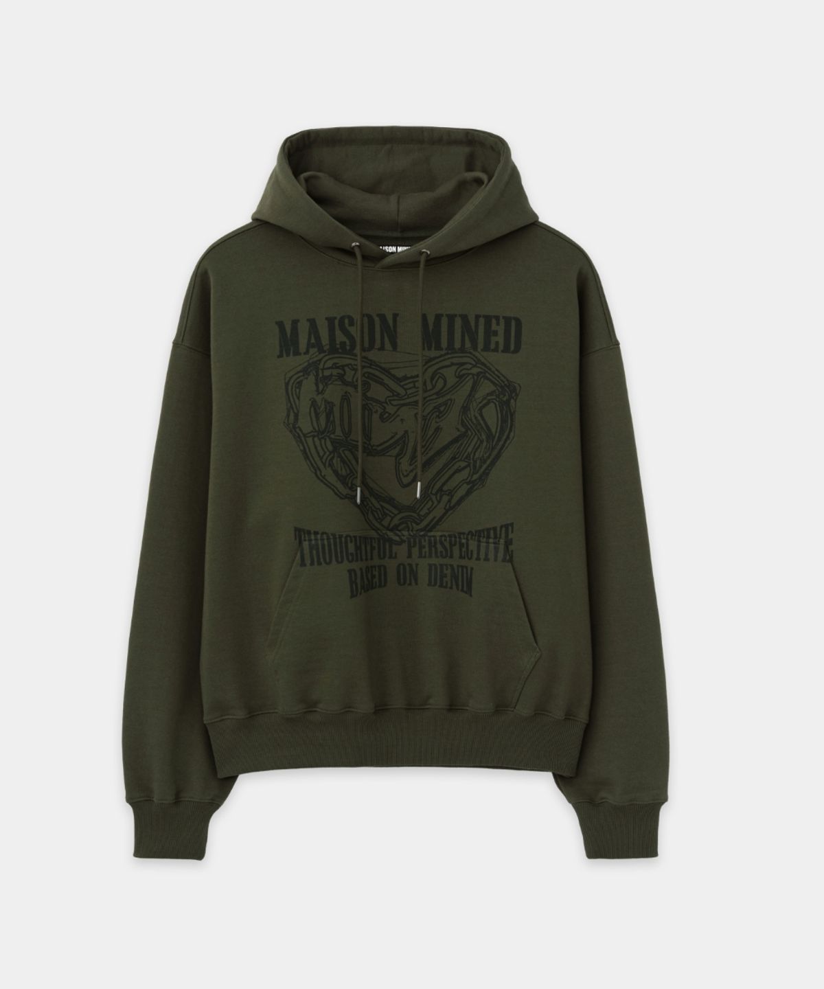 메종미네드(MAISON MINED) [8COLOR] DOODLE HEART HOODIE