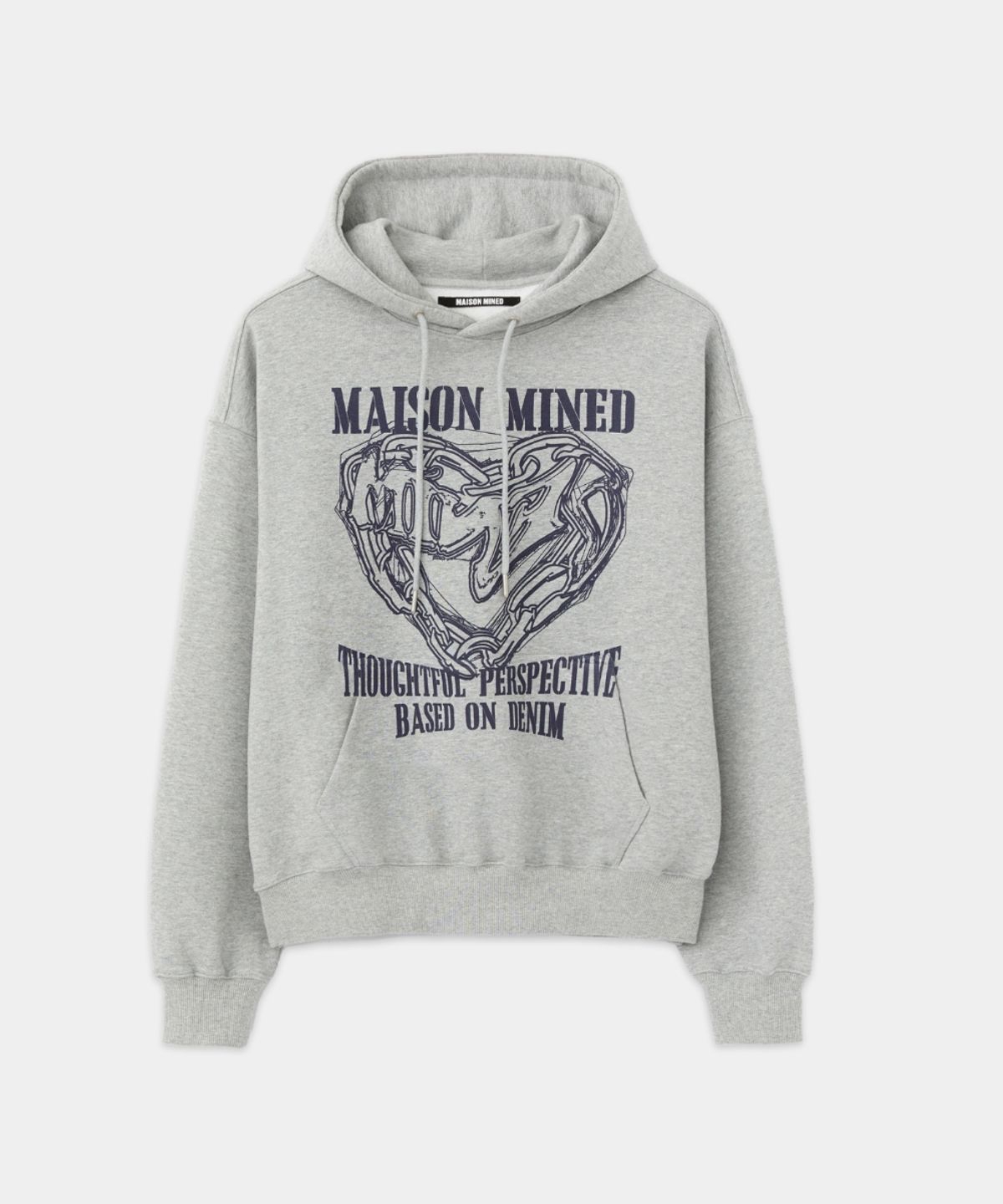 메종미네드(MAISON MINED) [8COLOR] DOODLE HEART HOODIE
