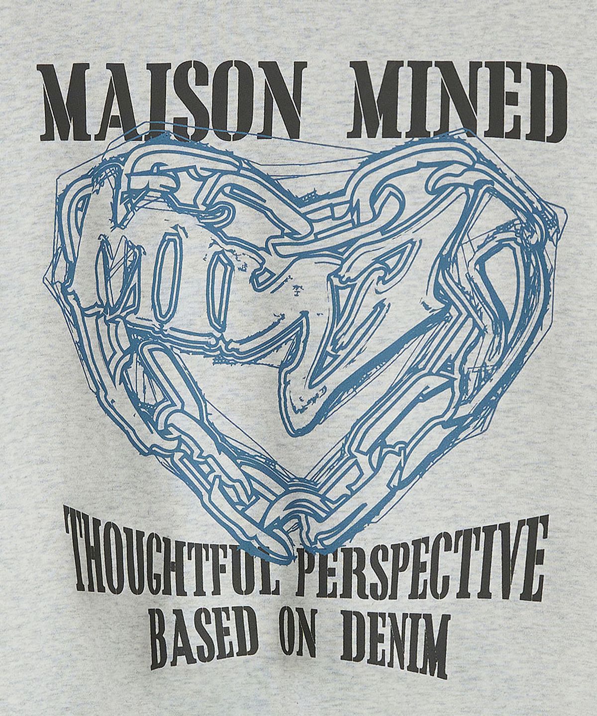 메종미네드(MAISON MINED) [4COLOR] DOODLE HEART SWEATSHIRTS