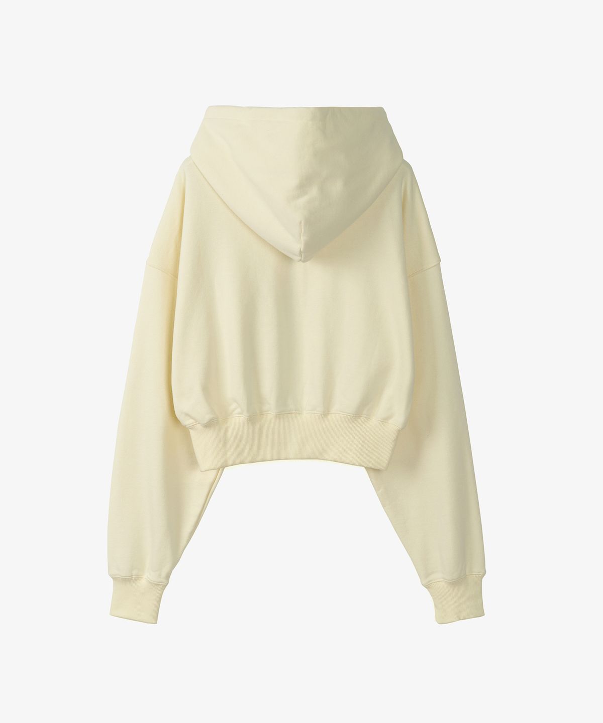 토피 우먼(TOFFEE WOMEN) W 2WAY 크롭 스웻 후드 집업 (BUTTER)