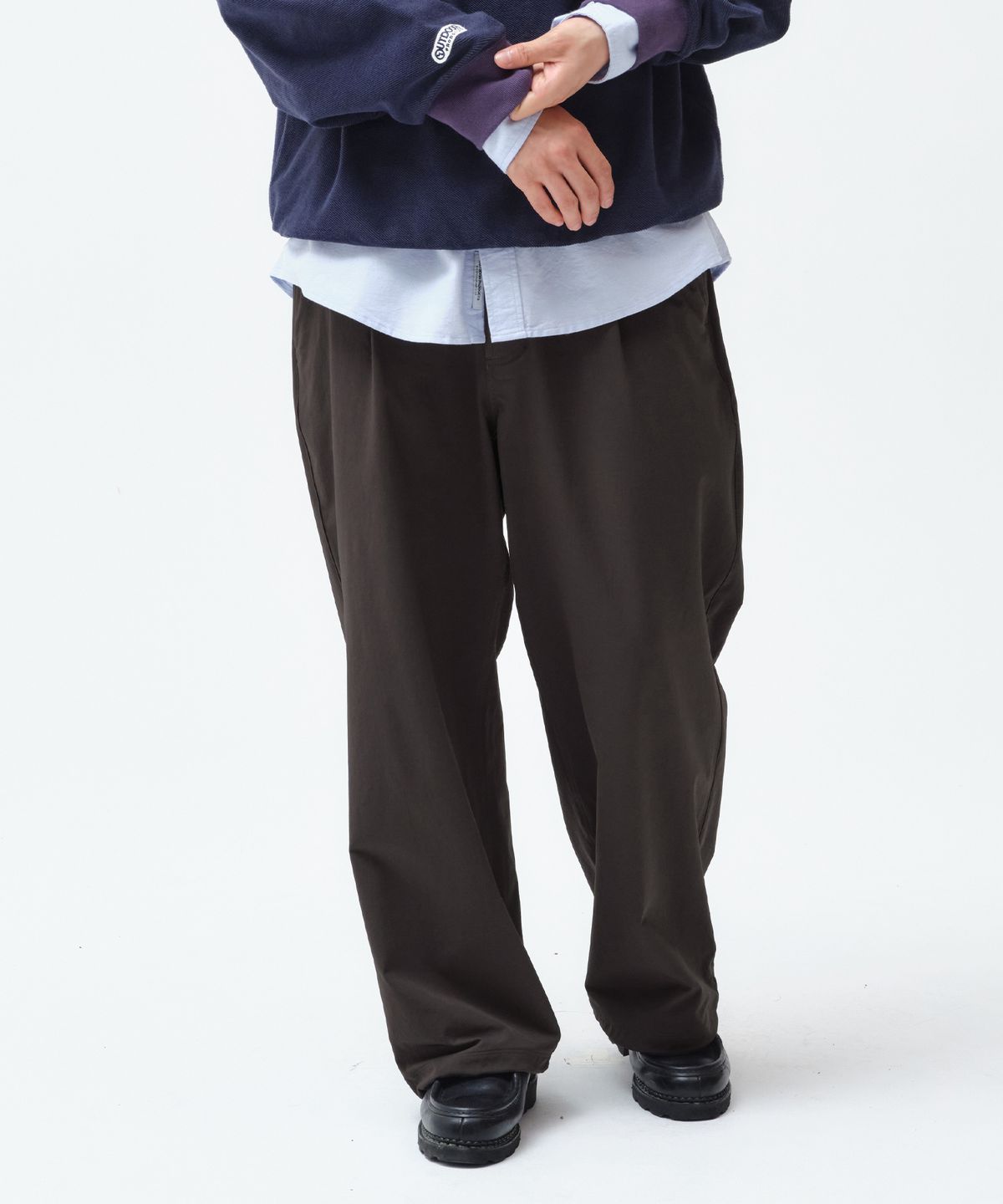 아웃도어 프로덕츠(OUTDOOR PRODUCTS) WIDE TAPERED PANTS (CHARCOAL)