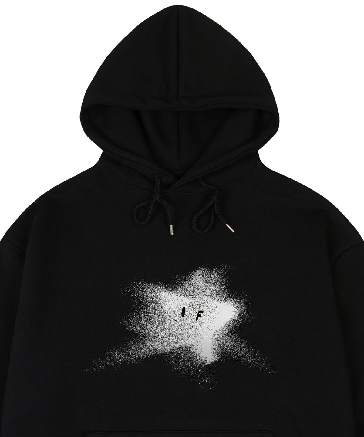 그레이버(GRAVER) [UNISEX]Blue star 후드티_블랙