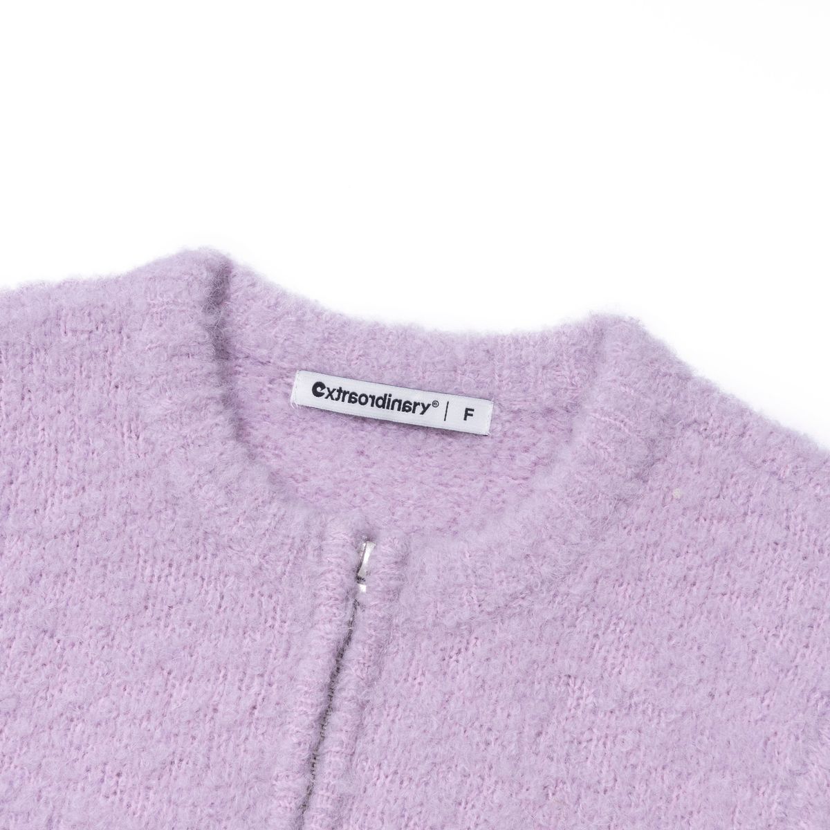 엑스트라오디너리(EXTRAORDINARY) BOUCLE CARDIGAN  PURPLE