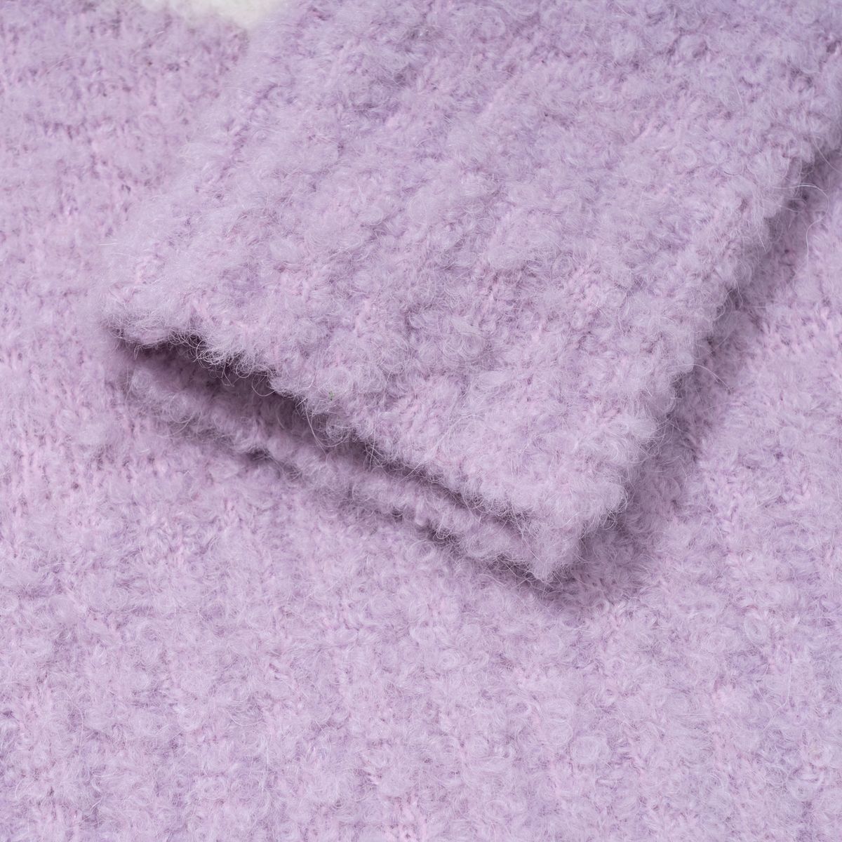 엑스트라오디너리(EXTRAORDINARY) BOUCLE CARDIGAN  PURPLE