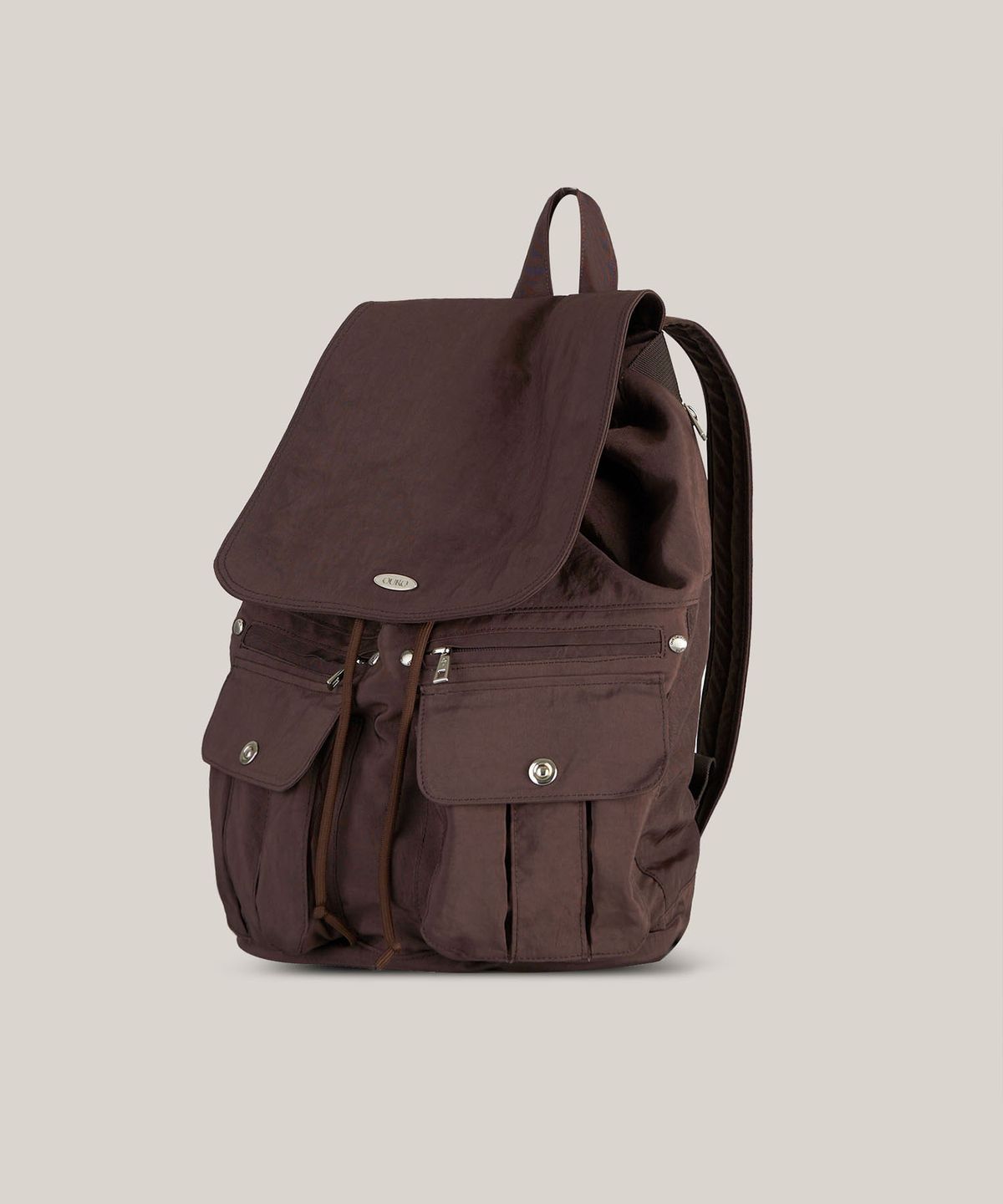 아우로(OURO) MULTI STUD BACKPACK [ BROWN ]