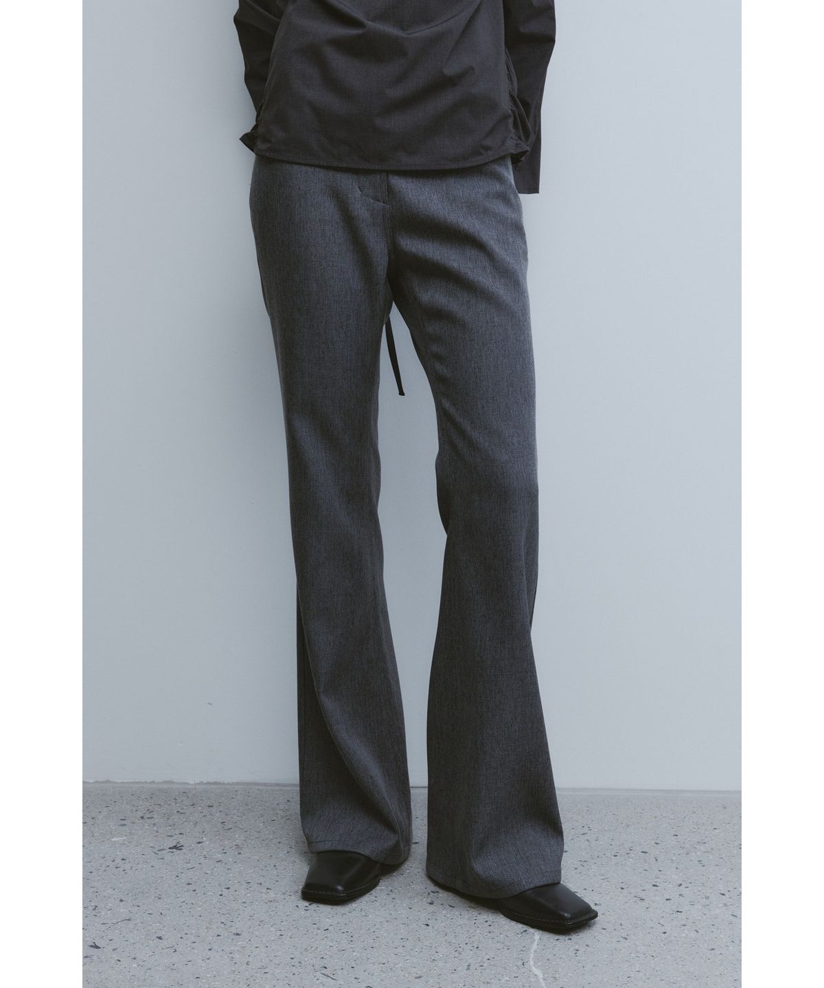 유스(YOUTH) Bootcut Pants - Brown