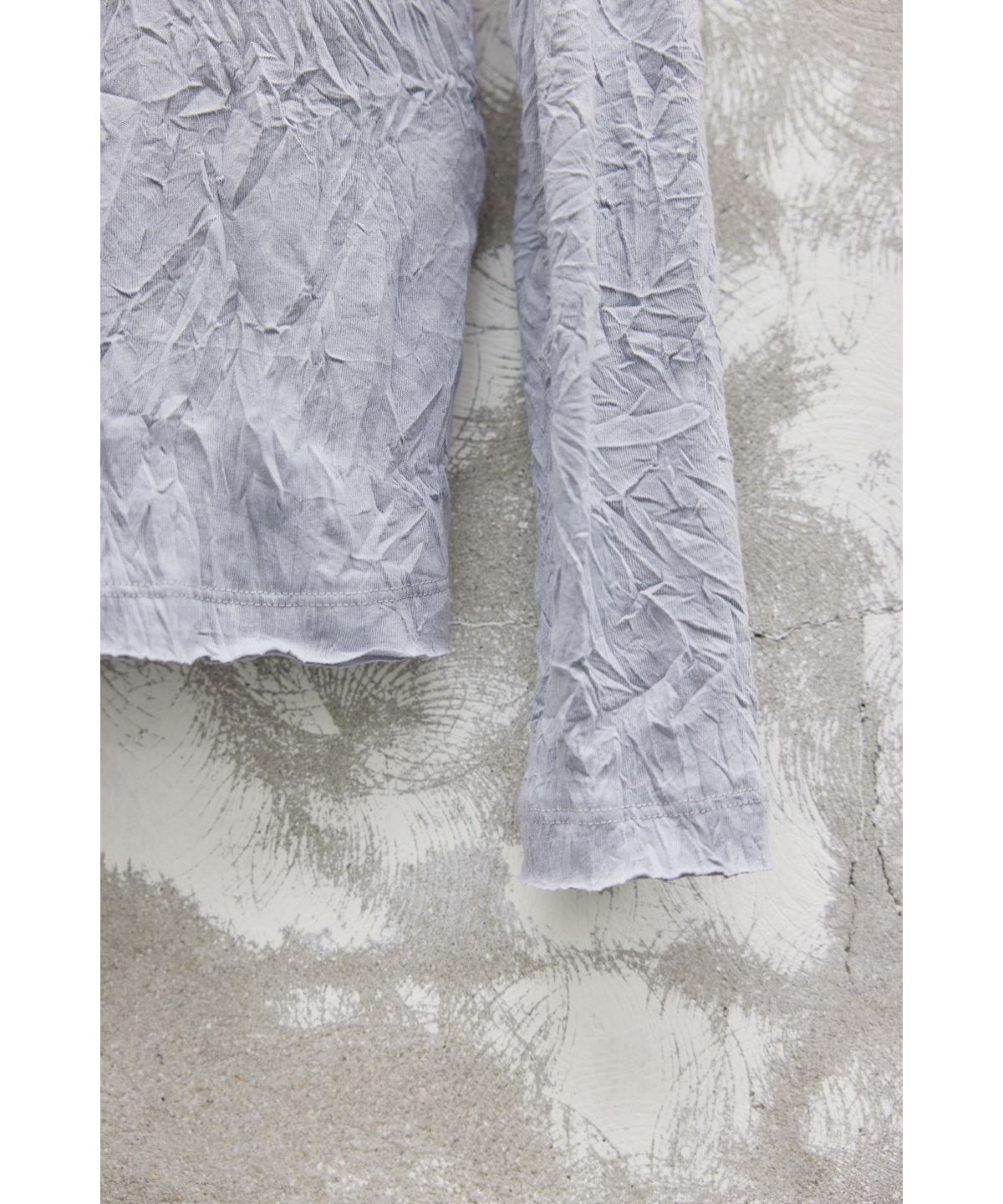 유스(YOUTH) Mock-neck Jersey Top - Light Blue