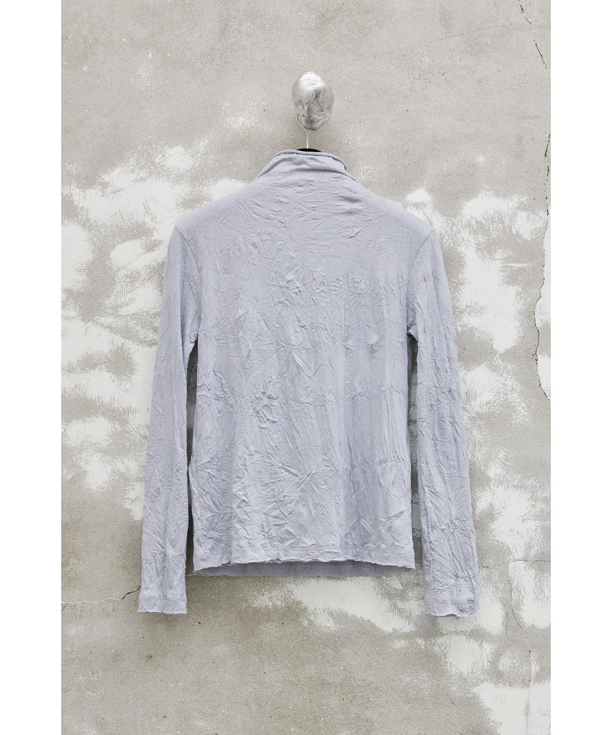 유스(YOUTH) Mock-neck Jersey Top - Light Blue