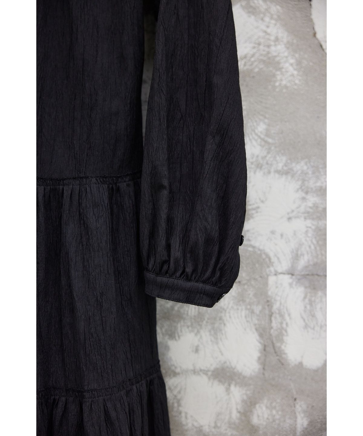 유스(YOUTH) Shirring Pullover Dress - Black