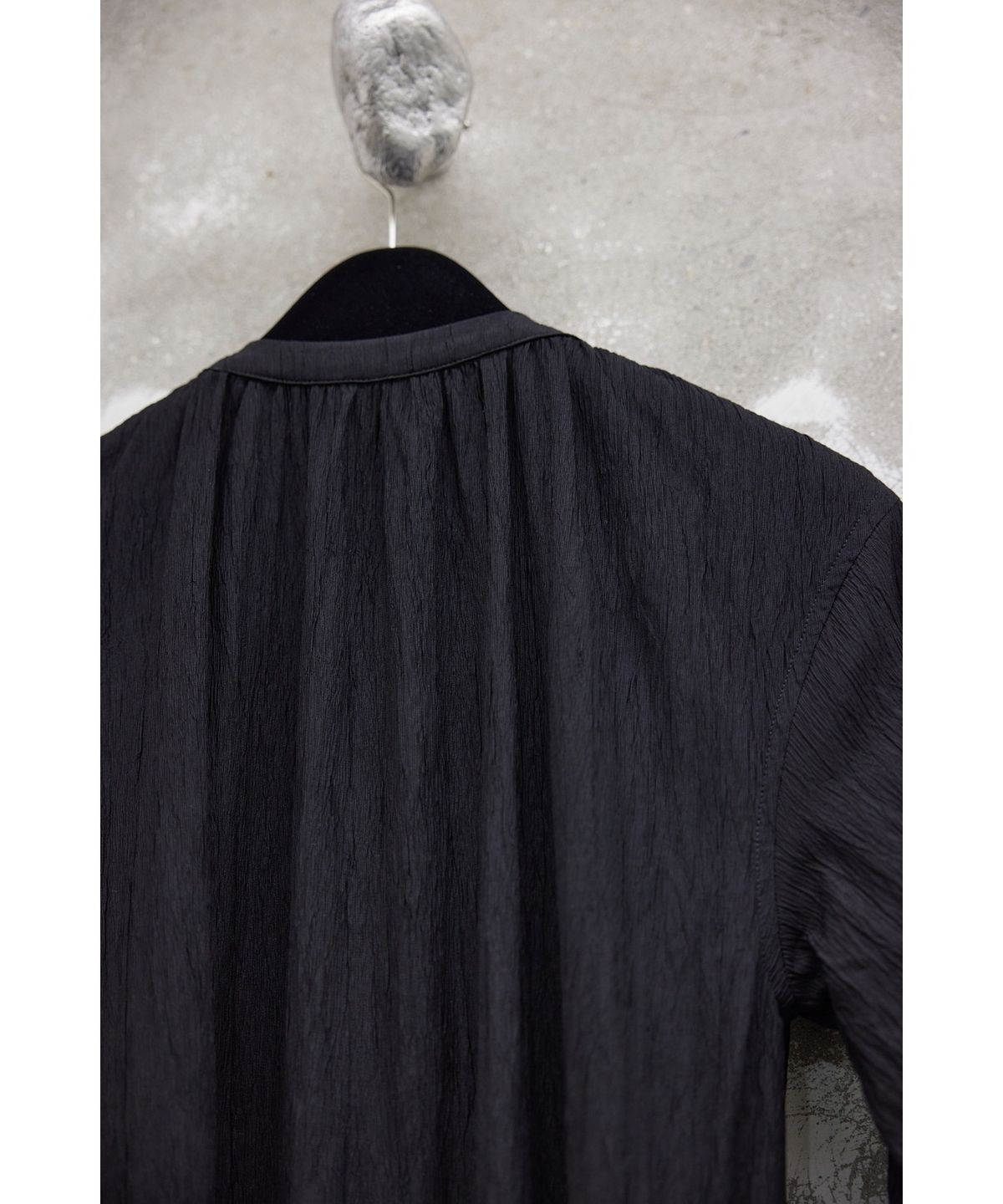 유스(YOUTH) Shirring Pullover Dress - Black
