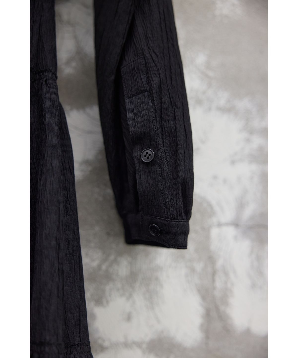 유스(YOUTH) Shirring Pullover Dress - Black
