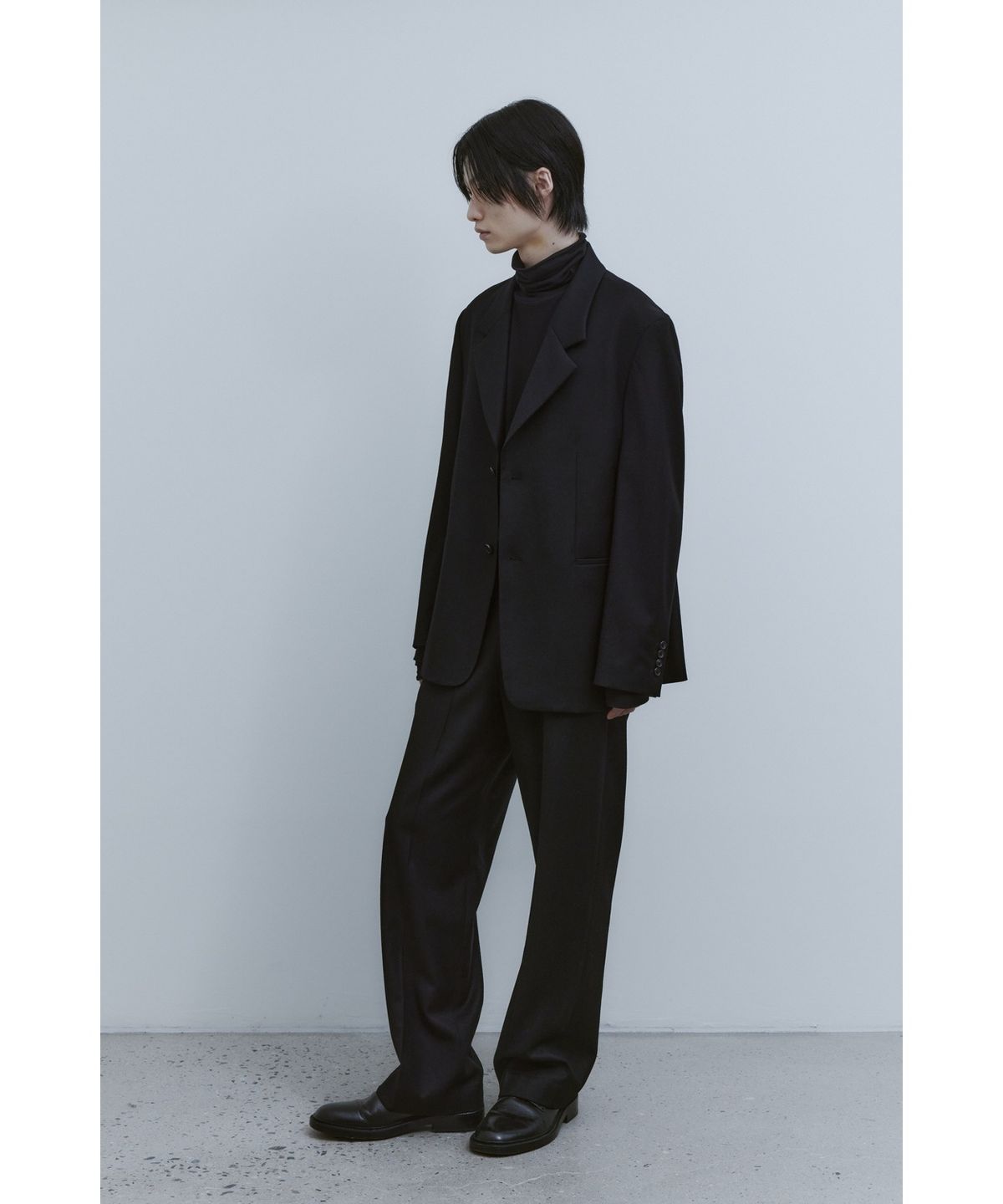 유스(YOUTH) Notched Collar Jacket - Black