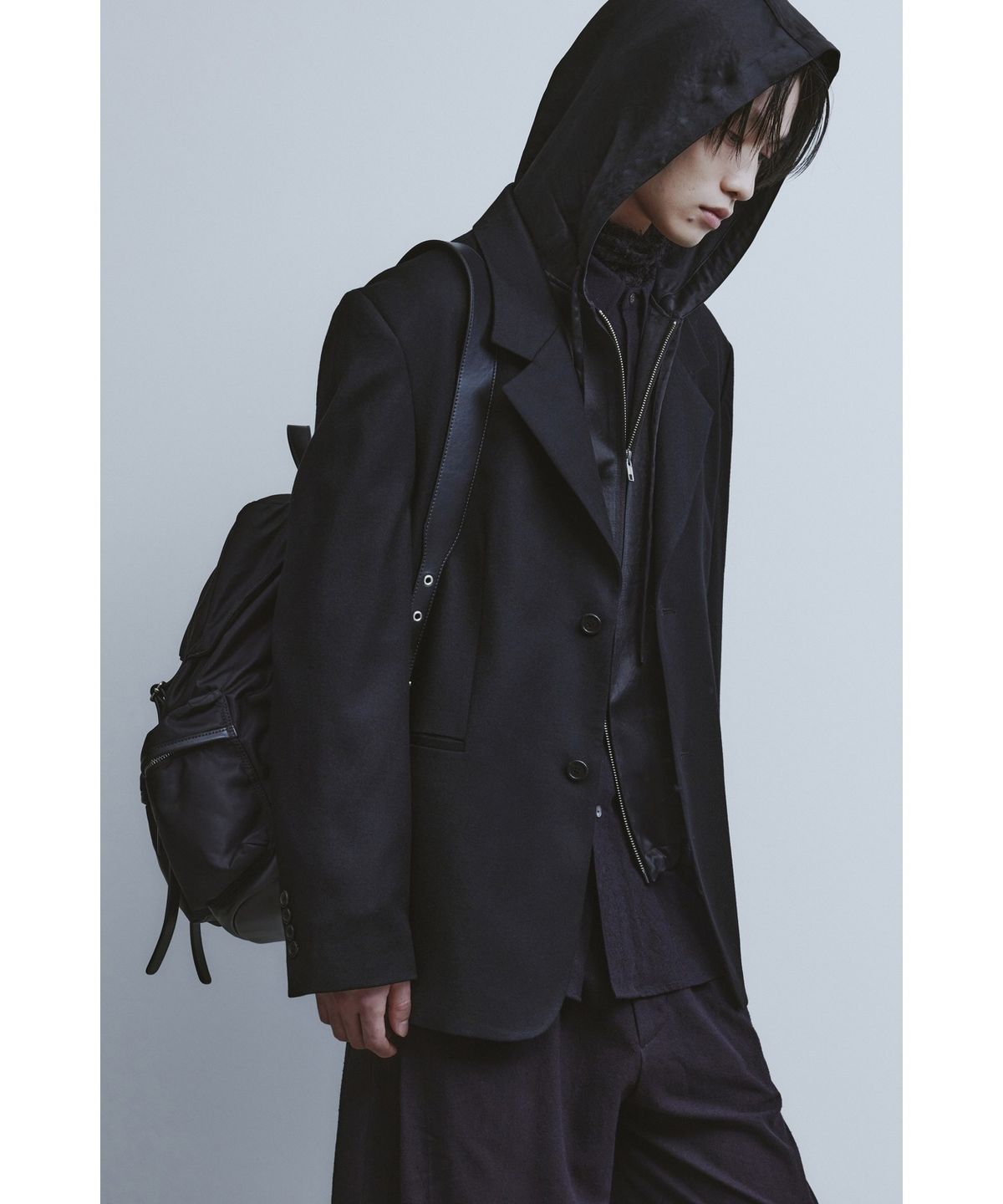 유스(YOUTH) Notched Collar Jacket - Black