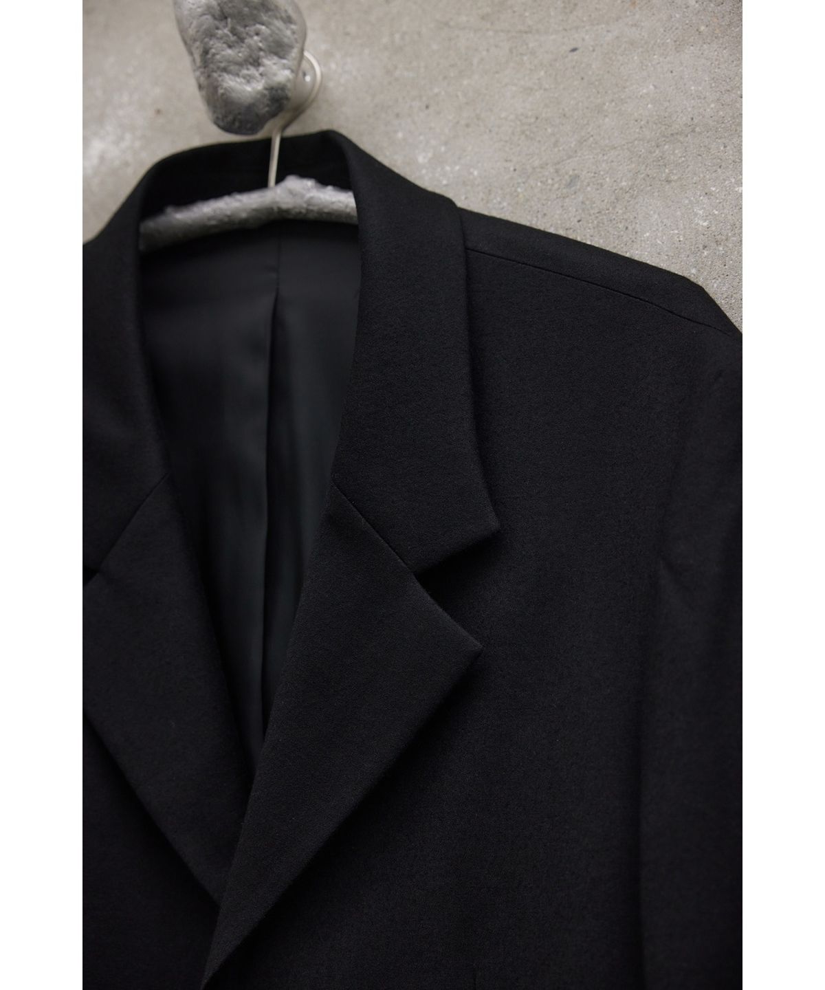유스(YOUTH) Notched Collar Jacket - Black