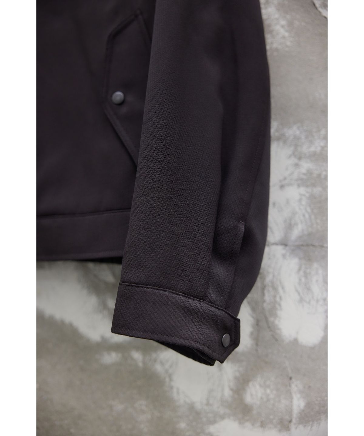 유스(YOUTH) Faux Shearing Collar Blouson - Purple Brown