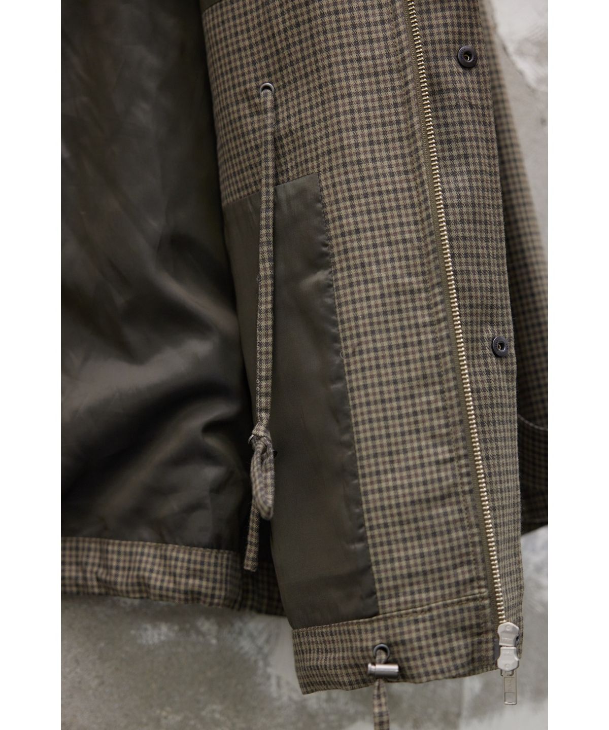 유스(YOUTH) Oversized Field Jacket - Brown check