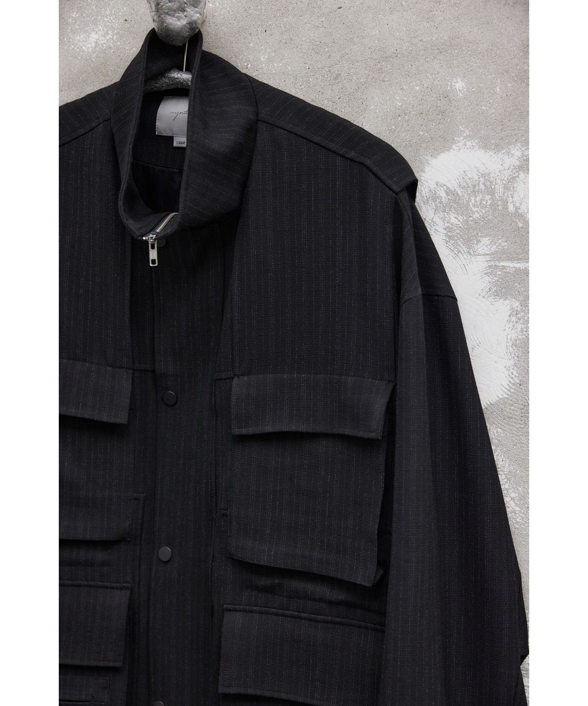 유스(YOUTH) Oversized Field Jacket - Black