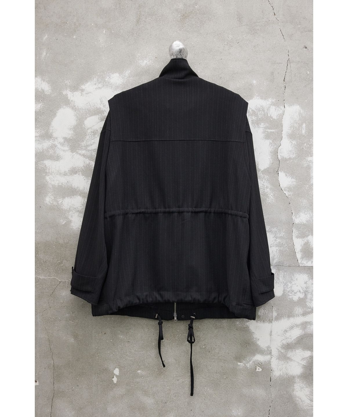 유스(YOUTH) Oversized Field Jacket - Black